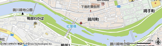 高知県高知市鏡川町91周辺の地図