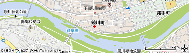 高知県高知市鏡川町77周辺の地図