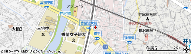 福岡県福岡市南区折立町6-7周辺の地図
