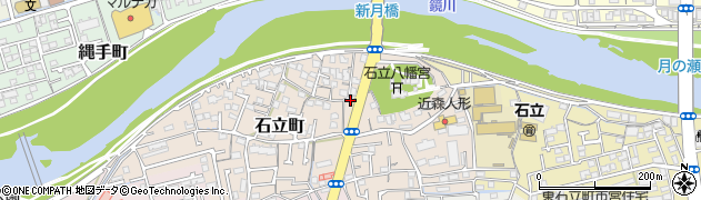 高知県高知市石立町84周辺の地図