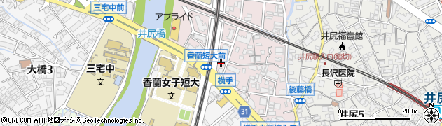 福岡県福岡市南区折立町6周辺の地図