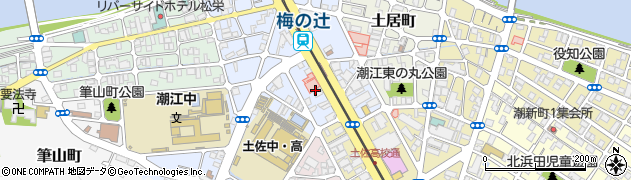 高知県高知市梅ノ辻8周辺の地図