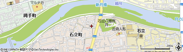 高知県高知市石立町122周辺の地図