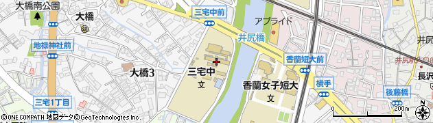福岡市立三宅中学校周辺の地図