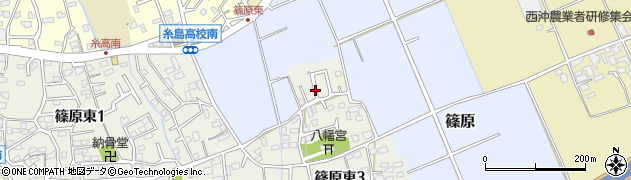 篠原第3公園周辺の地図