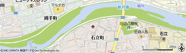 高知県高知市石立町156周辺の地図