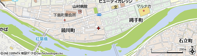 高知県高知市鏡川町28周辺の地図