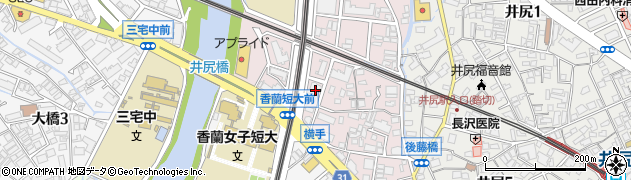 福岡県福岡市南区折立町6-1周辺の地図