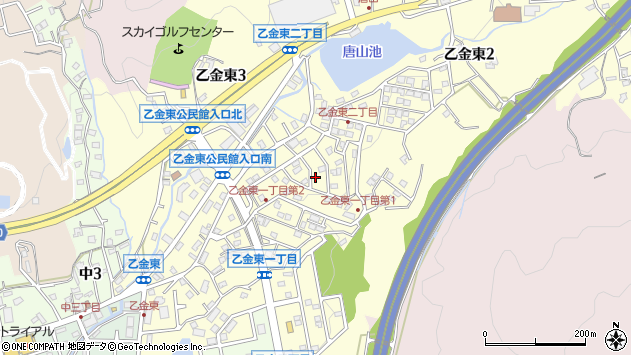 〒816-0901 福岡県大野城市乙金東の地図