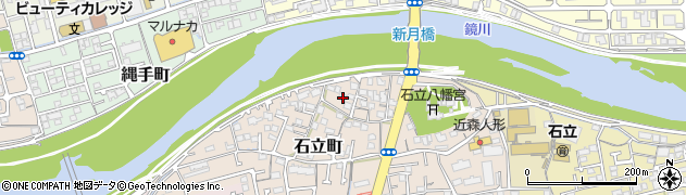 高知県高知市石立町152周辺の地図