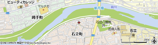 高知県高知市石立町155周辺の地図