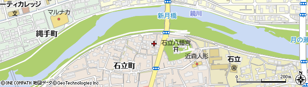 高知県高知市石立町129周辺の地図