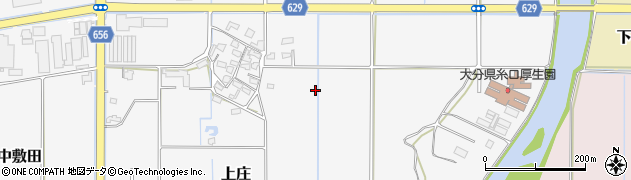大分県宇佐市上庄周辺の地図
