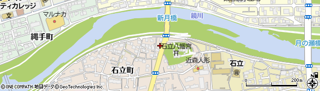 高知県高知市石立町75周辺の地図