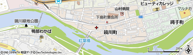 高知県高知市鏡川町96周辺の地図