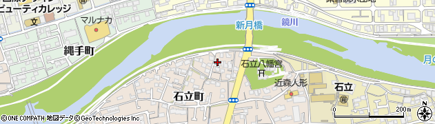 高知県高知市石立町127周辺の地図