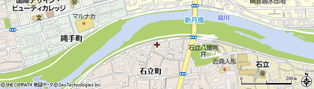 高知県高知市石立町154周辺の地図