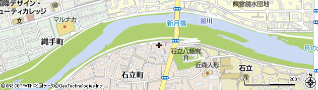高知県高知市石立町133周辺の地図