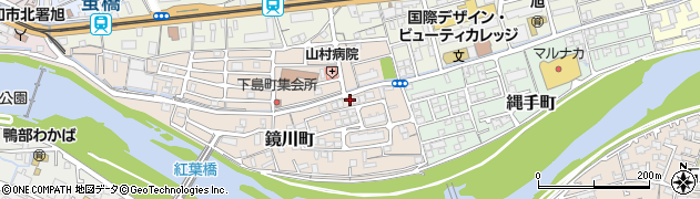 高知県高知市鏡川町5周辺の地図