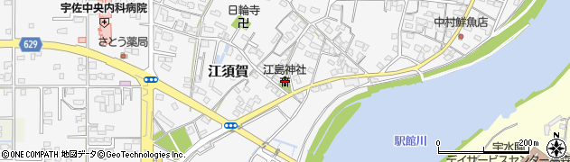 江島神社周辺の地図