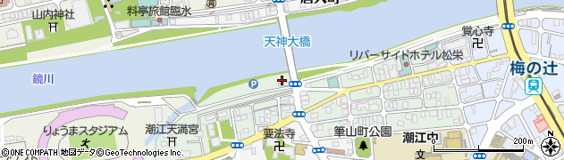 天神橋駐車場周辺の地図