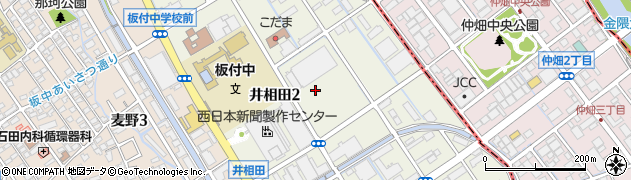 福岡県福岡市博多区井相田周辺の地図