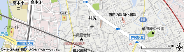 福岡市有料自転車駐車場　井尻駅東自転車駐車場周辺の地図
