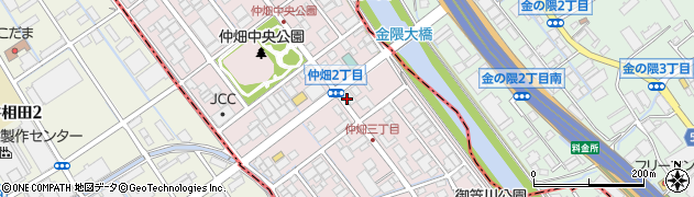 福博タクシー有限会社　配車受付周辺の地図