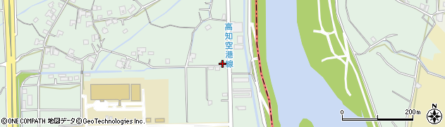 高知県南国市物部1029周辺の地図