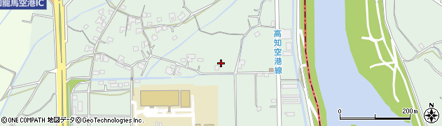 高知県南国市物部1059周辺の地図