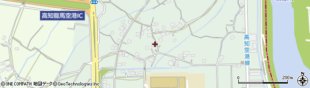 高知県南国市物部1485周辺の地図