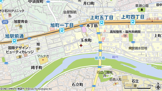 〒780-0931 高知県高知市玉水町の地図
