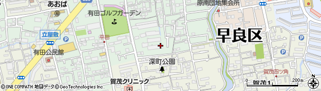 福岡県福岡市早良区有田5丁目周辺の地図