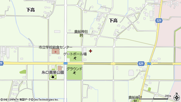 〒879-0317 大分県宇佐市下高の地図