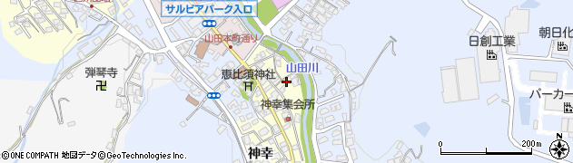 福岡県嘉麻市上山田1454周辺の地図