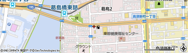 高知県高知市葛島周辺の地図