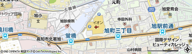 元気堂・高知　イオン高知旭町店周辺の地図