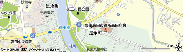 豊後高田警察署周辺の地図