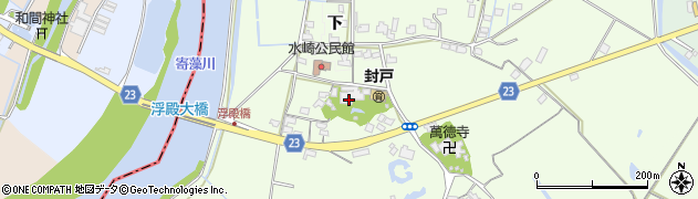 大分県豊後高田市水崎周辺の地図