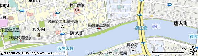松栄第二別館周辺の地図
