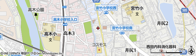 株式会社ユーエスアイ　本社・福岡営業所周辺の地図