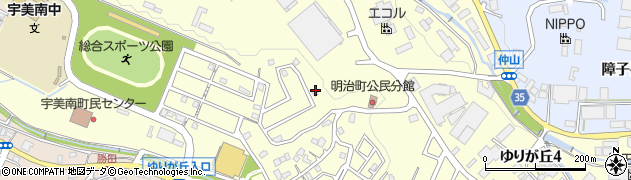 福岡県宇美町（糟屋郡）ゆりが丘周辺の地図