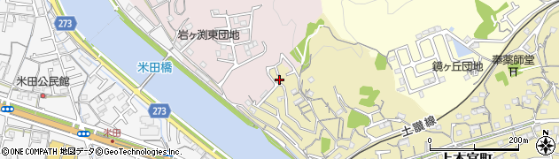 上本宮町西ノ宮公園周辺の地図