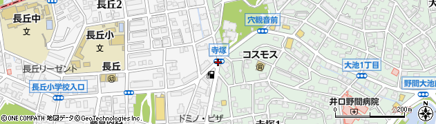 寺塚周辺の地図