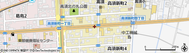 高知県高知市高須新町周辺の地図