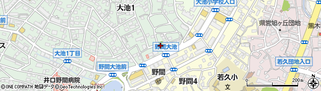 寺塚南台公園周辺の地図
