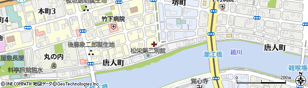 ホテル高知ビジネスホテル　別館周辺の地図