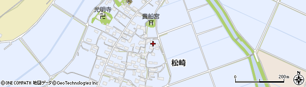 大分県宇佐市松崎周辺の地図