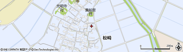 大分県宇佐市松崎周辺の地図