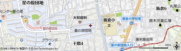 福岡県福岡市早良区星の原団地6周辺の地図